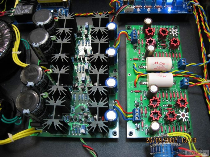 仿“高文Goldmund”前级安装