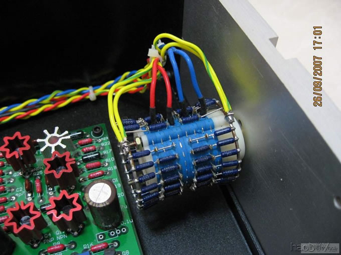 仿“高文Goldmund”前级安装