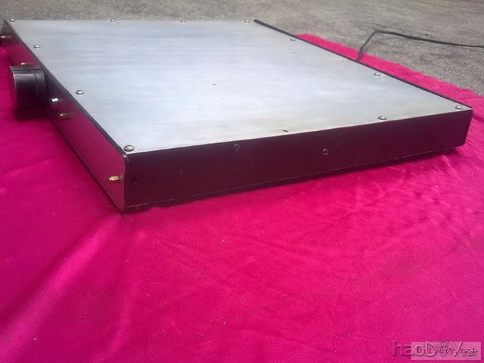 啊锋做的卧室lm1875功放 机箱自己做,PCB自己做。机箱应该可以算