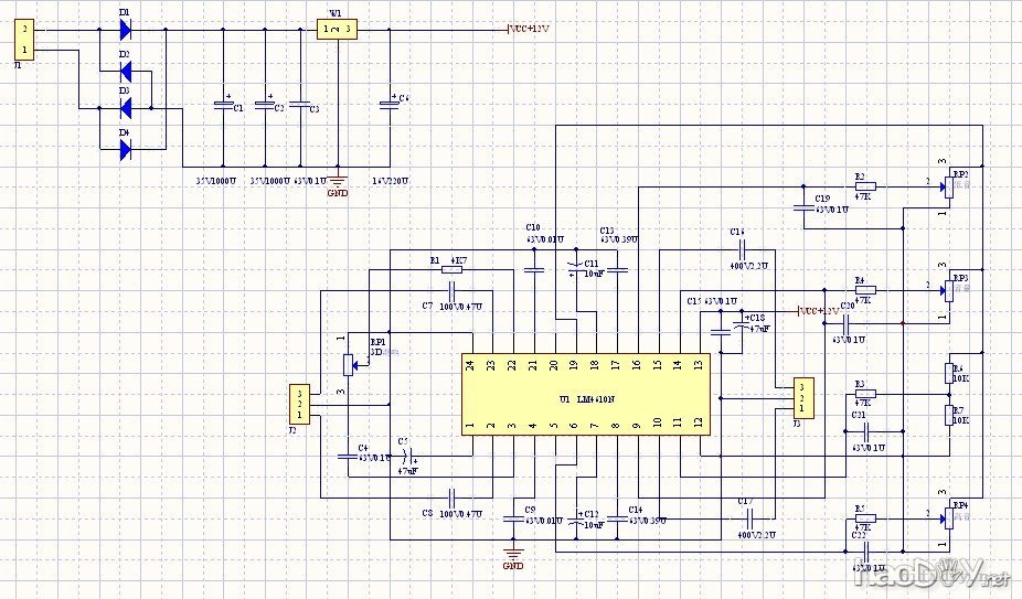 学会AD6第一个作品LM4610N热转印pcb,多图高清