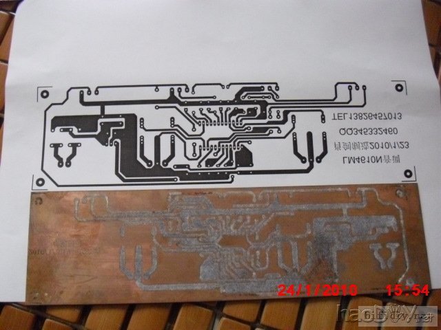 学会AD6第一个作品LM4610N热转印pcb,多图高清