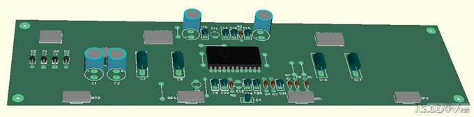 学会AD6第一个作品LM4610N热转印pcb,多图高清
