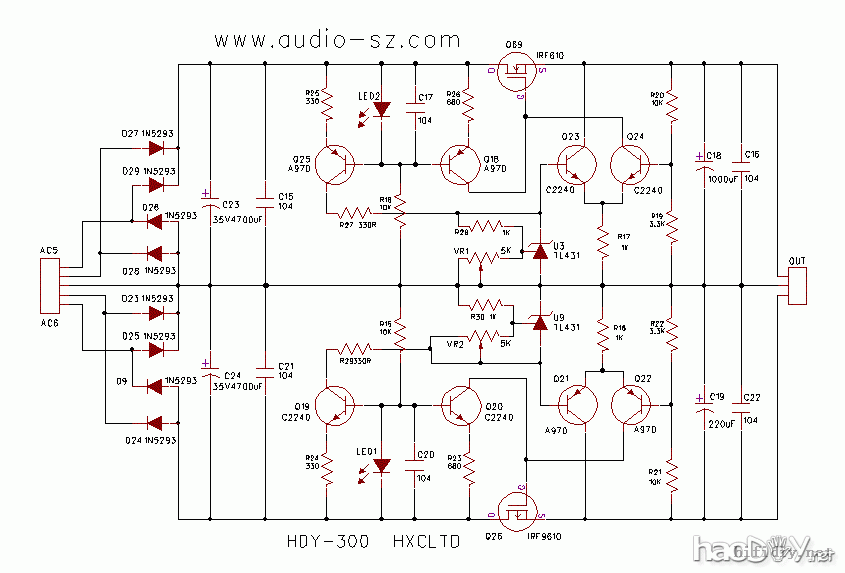 五声道功放全手工装机报告