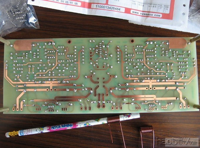 老魏的铭器-仿goldmund高文后级功放制作完成