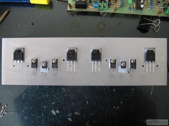 老魏的铭器-仿goldmund高文后级功放制作完成