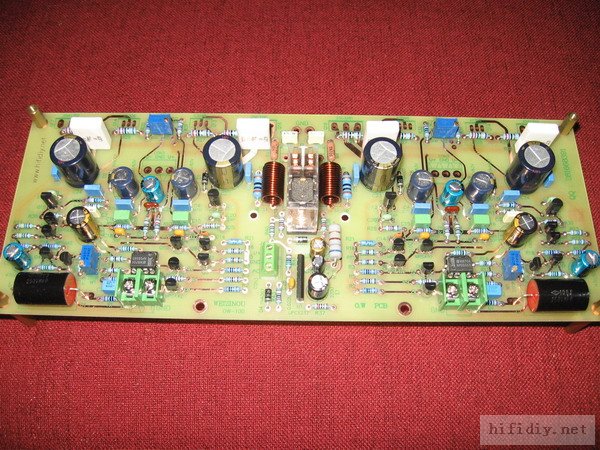 老魏的铭器-仿goldmund高文后级功放制作完成