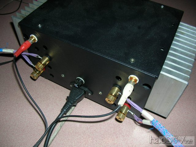 2x7瓦FET甲类功放完工