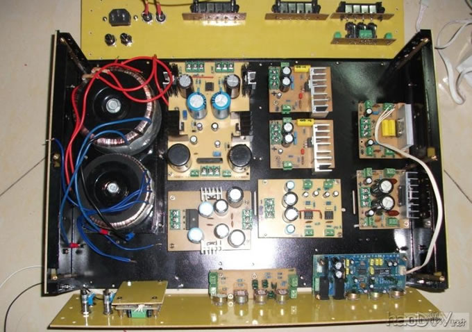 我制作的卡拉OK功放系统