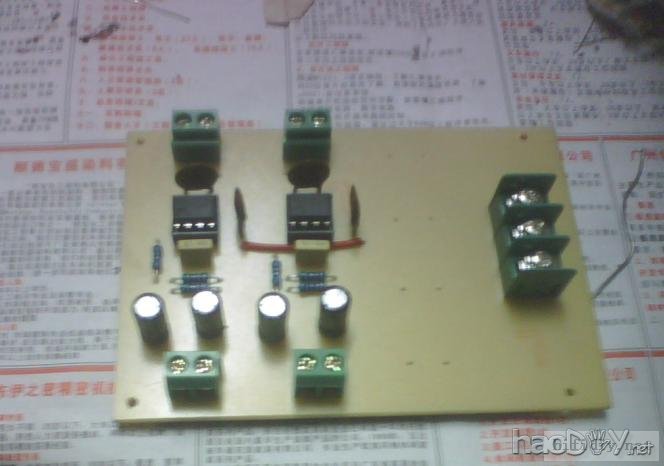 我制作的卡拉OK功放系统