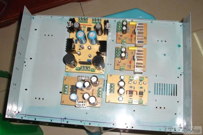 我制作的卡拉OK功放系统