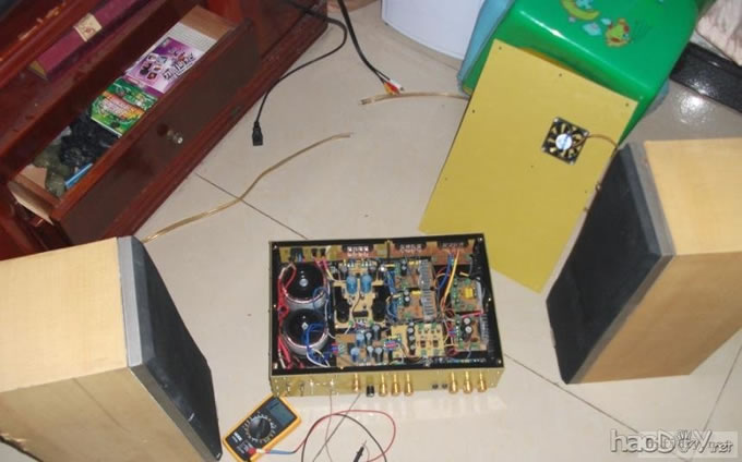 我制作的卡拉OK功放系统