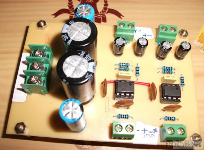 我制作的卡拉OK功放系统