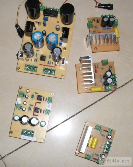 我制作的卡拉OK功放系统