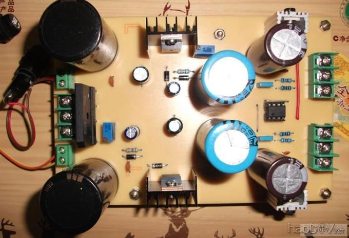 我制作的卡拉OK功放系统