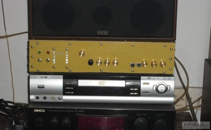 我制作的卡拉OK功放系统