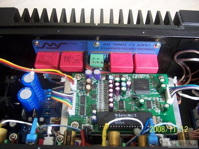 全手工DTS/AC3解码5.1声道迷你桌面功放