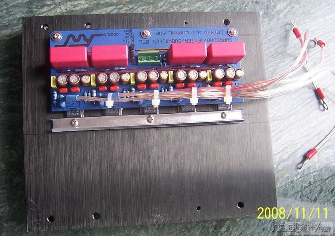 全手工DTS/AC3解码5.1声道迷你桌面功放