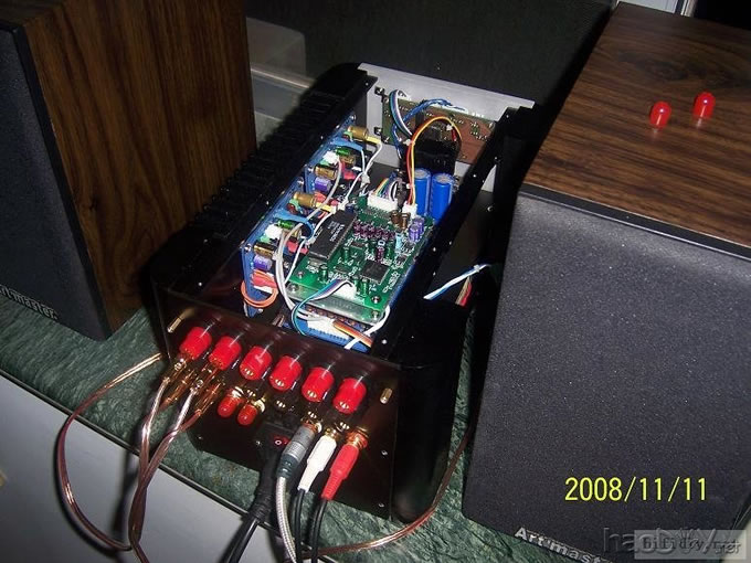 全手工DTS/AC3解码5.1声道迷你桌面功放