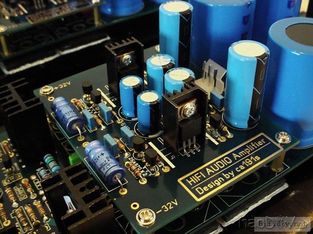 末级无反馈新甲类功放机终于完工了