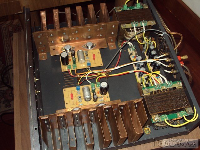 看看我的自制铜散热器hood jlh1969功放