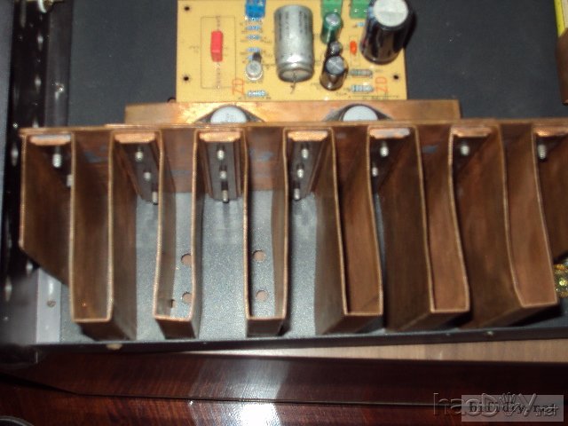 看看我的自制铜散热器hood jlh1969功放