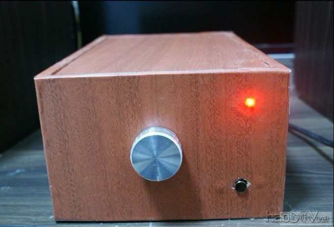 自己DIY的stk4211厚膜功放机箱