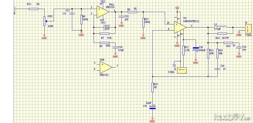 最后一个参赛LM3886TF功放
