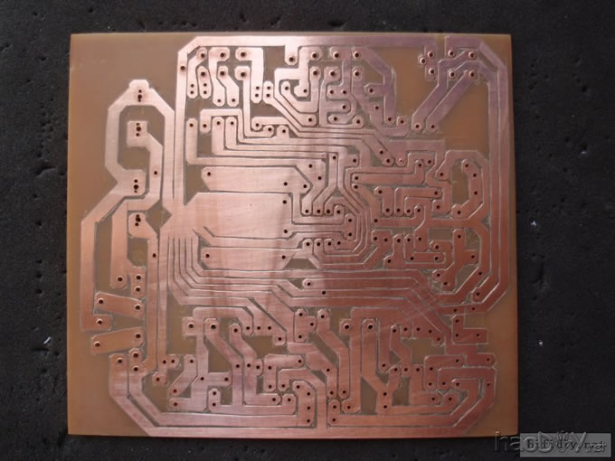 纯手工刻制懒猫的带音调LM1875功放板