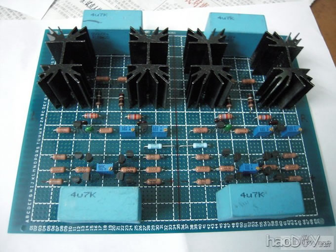 自制洞洞板高压分立前级