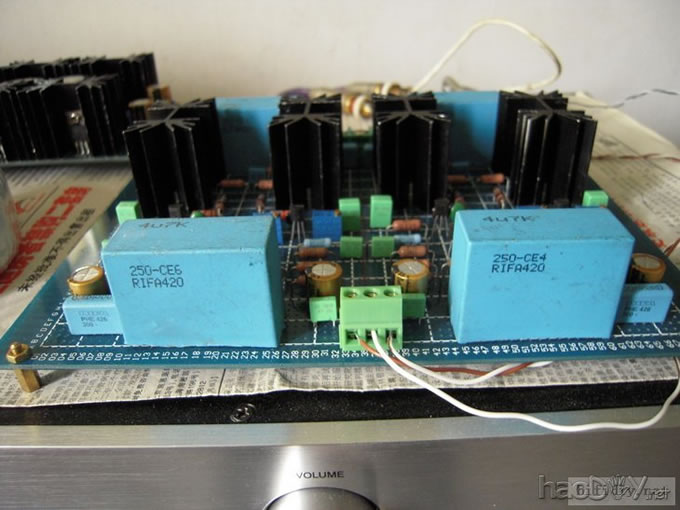 自制洞洞板高压分立前级