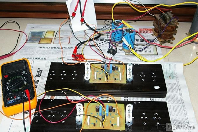 洁靓声的MOSFET单端甲类功放