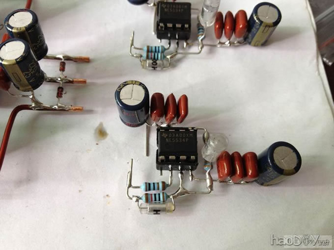 今天终于有时间搭了个电路简单声音却不简单的MBL6010_NE5534运放