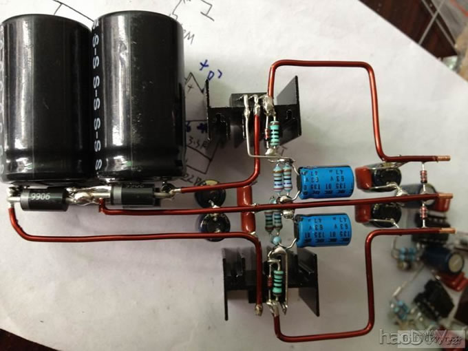 今天终于有时间搭了个电路简单声音却不简单的MBL6010_NE5534运放