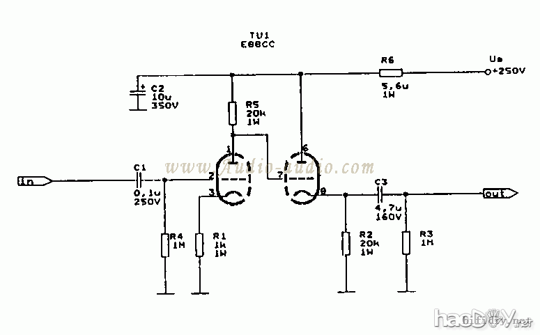 新装好的e88cc(6dj8 6n11 6922)胆前级