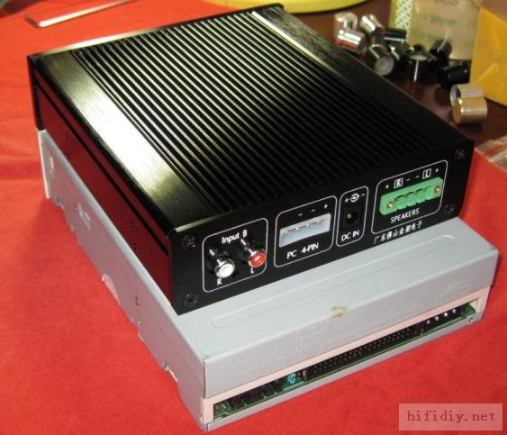 我做的小型多用途T类功放展示