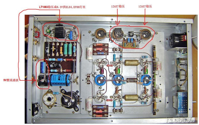 胡子工程,JADIS JP200胆前级制做中.