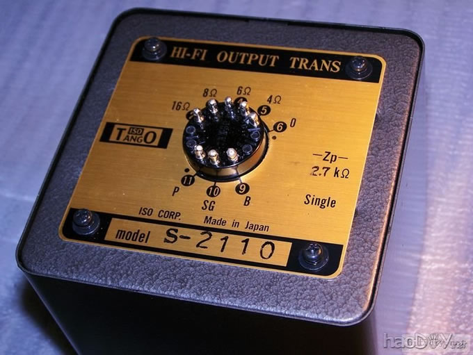 日本牛双分体300B单端胆机实习制作