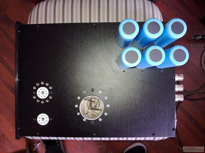 用心打造6sn7+el34+FU5(805)电子管单端胆机