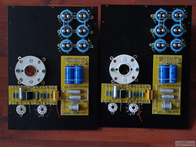 用心打造6sn7+el34+FU5(805)电子管单端胆机