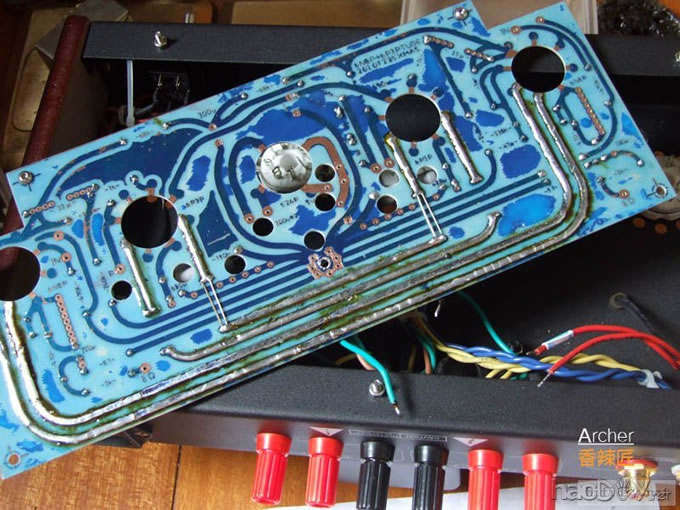 不搭棚,菜鸟自己设计6N8P(6sn7)推6P3P(6l6)电路板单端胆机