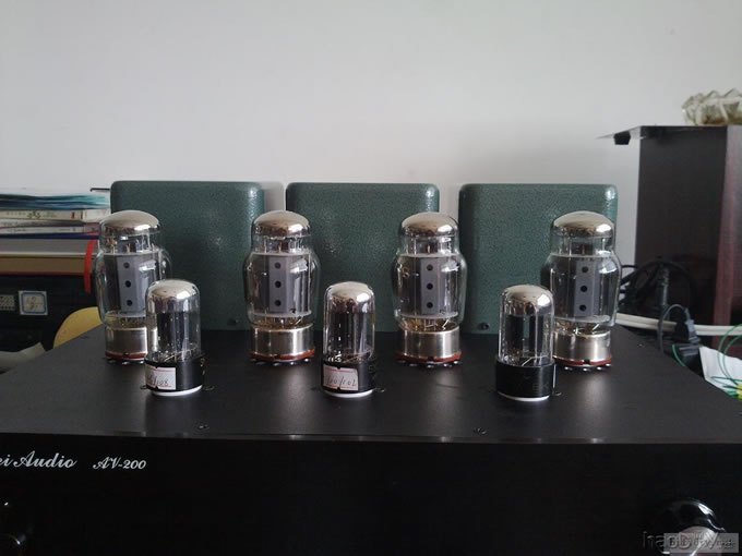 简洁但不简单的6n8p(6sn7)+6p3p(6550,6l6)推挽胆机