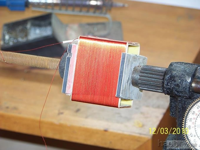 发一贴。慢慢直播绕胆机输出牛变压器过程