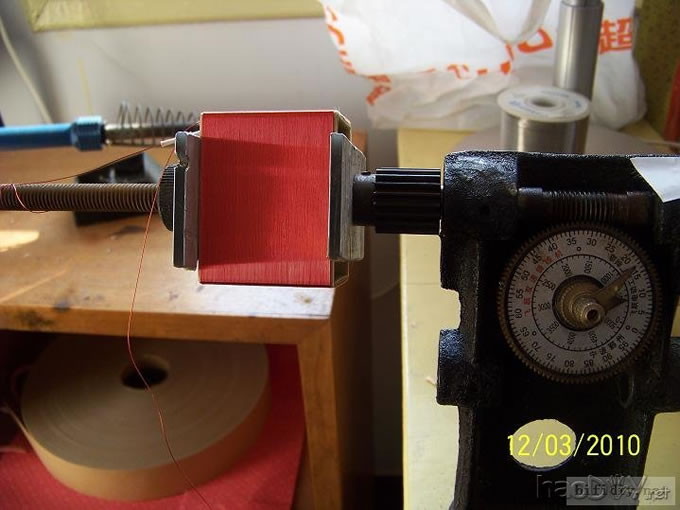 发一贴。慢慢直播绕胆机输出牛变压器过程