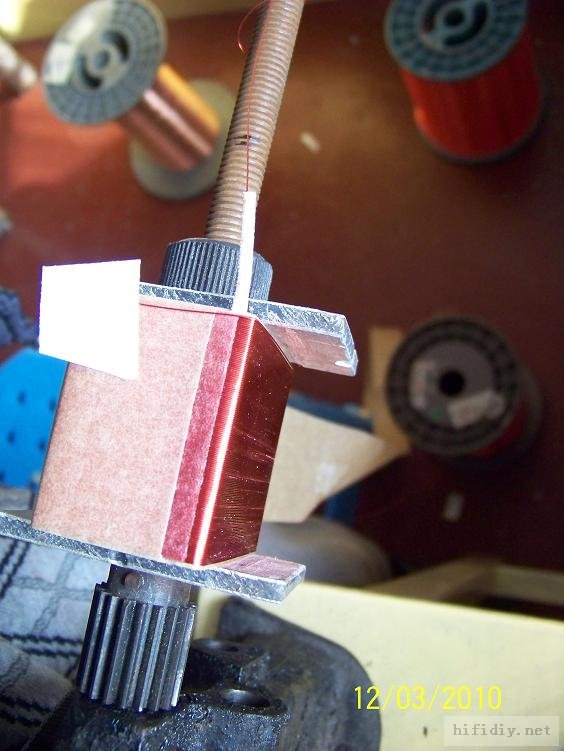 发一贴。慢慢直播绕胆机输出牛变压器过程