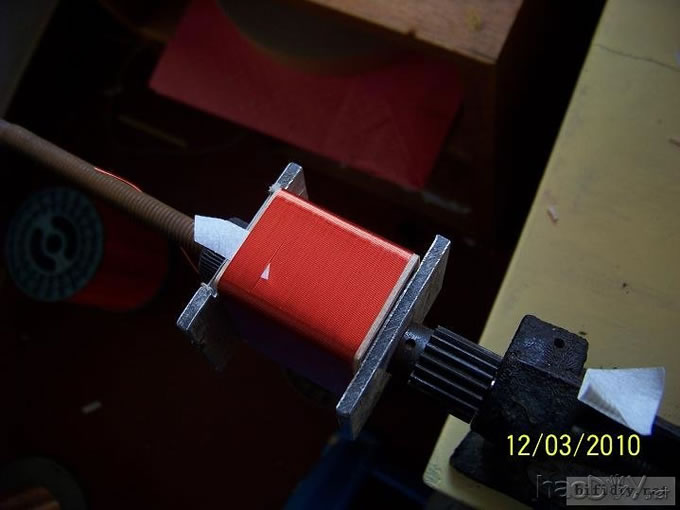 发一贴。慢慢直播绕胆机输出牛变压器过程