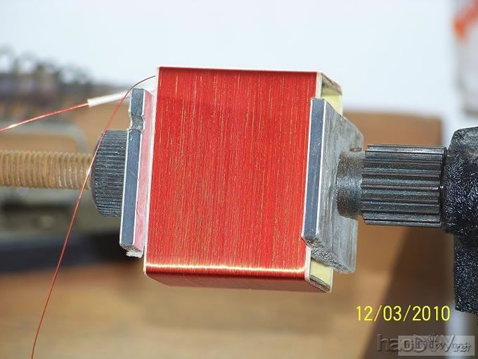 发一贴。慢慢直播绕胆机输出牛变压器过程