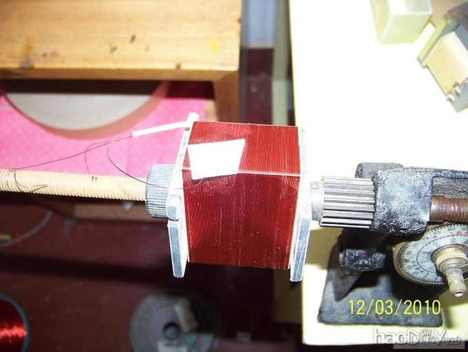 发一贴。慢慢直播绕胆机输出牛变压器过程