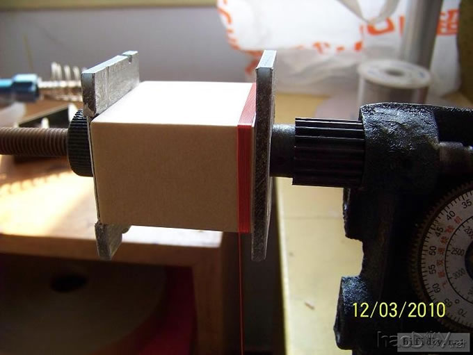 发一贴。慢慢直播绕胆机输出牛变压器过程