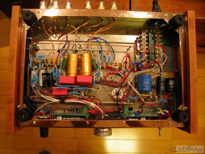 我是第一次装胆机6sn7+kt88 6550单端胆机