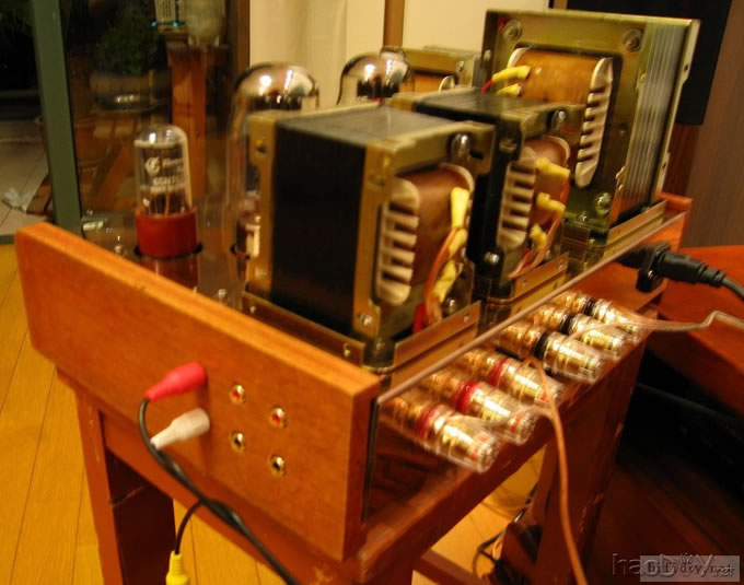 我是第一次装胆机6sn7+kt88 6550单端胆机